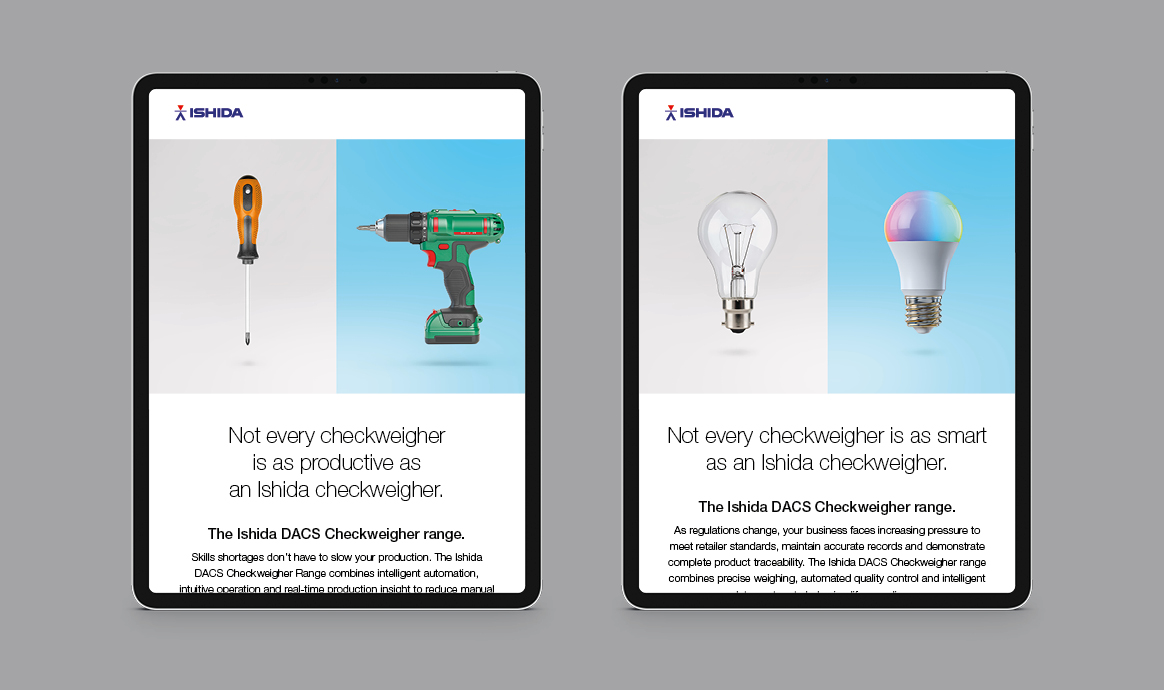20 Checkweigher Digital Adverts