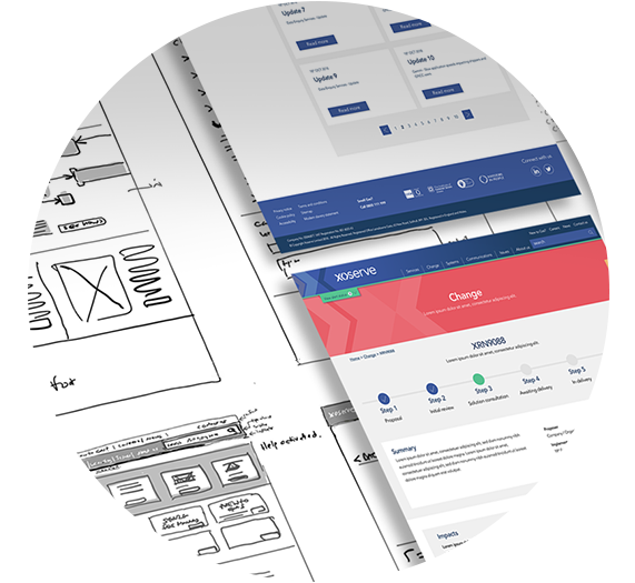 03 Wireframes And Final Xoserve Site Designs